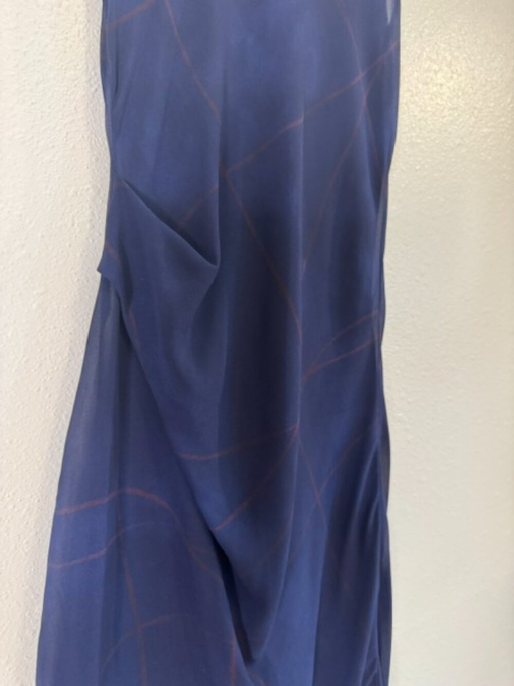 Vintage 90s Calvin Klein Collection Silk Two Piece Sheer Dress Made in Italy - Picture 6 of 9